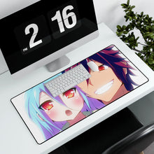 Load image into Gallery viewer, Sora and Shiro Mouse Pad (Desk Mat) With Laptop
