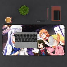 Load image into Gallery viewer, Is The Order A Rabbit? Mouse Pad (Desk Mat) With Laptop
