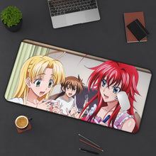 Load image into Gallery viewer, High School DxD Rias Gremory, Issei Hyoudou, Asia Argento Mouse Pad (Desk Mat) On Desk
