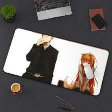 Load image into Gallery viewer, Spice And Wolf Mouse Pad (Desk Mat) On Desk
