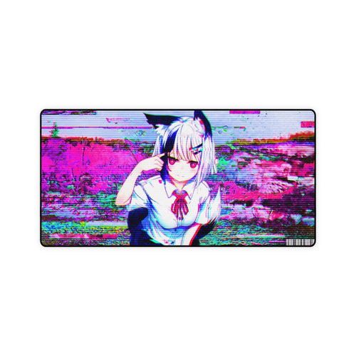 Neko Distortion Mouse Pad (Desk Mat)