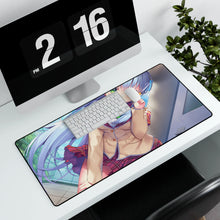 Load image into Gallery viewer, Anime Girl Mouse Pad (Desk Mat) With Laptop
