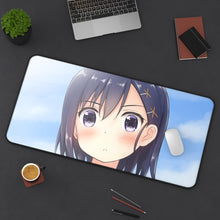 Load image into Gallery viewer, Gabriel DropOut Vignette Tsukinose April Mouse Pad (Desk Mat) On Desk
