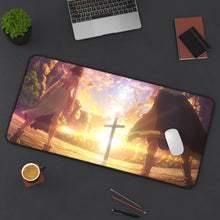 Load image into Gallery viewer, Dr. Stone Yuzuriha Ogawa Mouse Pad (Desk Mat) On Desk
