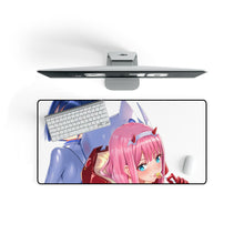 Load image into Gallery viewer, Zero Two and Ichigo Mouse Pad (Desk Mat) On Desk
