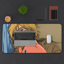 Load image into Gallery viewer, Chainsaw Man Mouse Pad (Desk Mat) With Laptop
