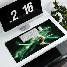 Load image into Gallery viewer, One Piece Roronoa Zoro Mouse Pad (Desk Mat) With Laptop
