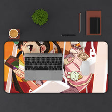 Load image into Gallery viewer, Monogatari (Series) Mouse Pad (Desk Mat) With Laptop
