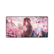Anime School Girl Cherry Mouse Pad (Desk Mat)
