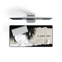 Load image into Gallery viewer, Anime Black Cat Mouse Pad (Desk Mat)
