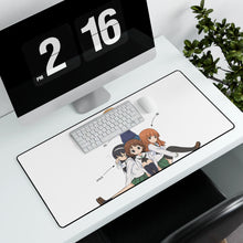 Load image into Gallery viewer, Girls und Panzer Mouse Pad (Desk Mat) With Laptop
