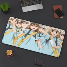 Load image into Gallery viewer, Plaqueta-chan Mouse Pad (Desk Mat) On Desk
