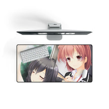 Load image into Gallery viewer, My Teen Romantic Comedy SNAFU Yukino Yukinoshita, Yui Yuigahama Mouse Pad (Desk Mat) On Desk
