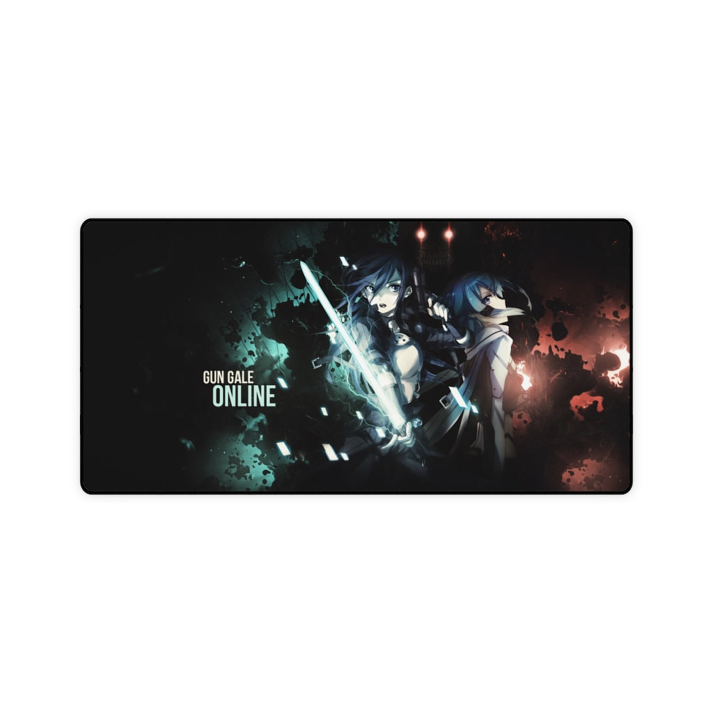 Kirito,Sinon and Death Gun Mouse Pad (Desk Mat)