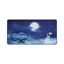 Load image into Gallery viewer, Anime Girl on Full Moon Nigjt Mouse Pad (Desk Mat)
