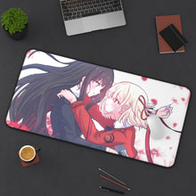 Load image into Gallery viewer, Lycoris Recoil Takina Inoue, Chisato Nishikigi Mouse Pad (Desk Mat) On Desk
