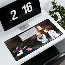 Load image into Gallery viewer, Girls und Panzer Mouse Pad (Desk Mat) With Laptop
