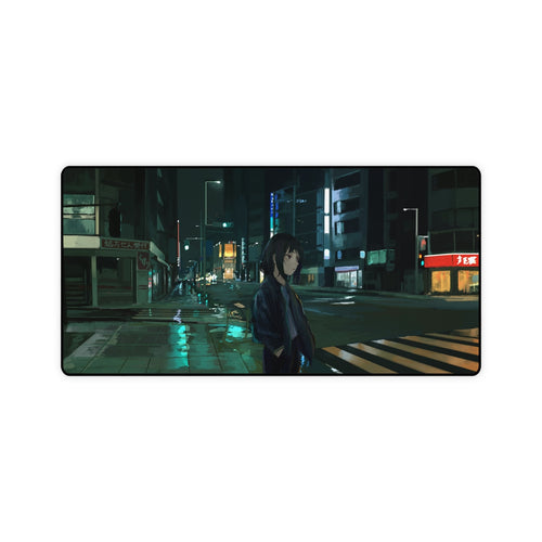Anime Girl Mouse Pad (Desk Mat)