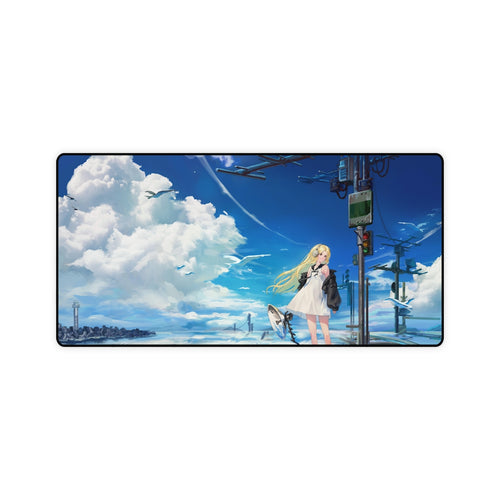 Anime Girl Mouse Pad (Desk Mat)