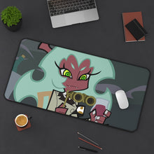 Load image into Gallery viewer, Panty &amp; Stocking with Garterbelt Panty Stocking With Garterbelt Mouse Pad (Desk Mat) On Desk
