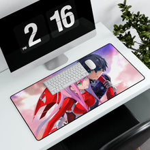 Load image into Gallery viewer, Darling in the FranXX Mouse Pad (Desk Mat) With Laptop
