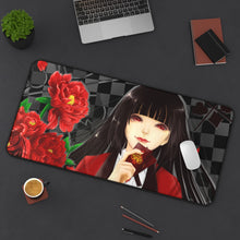 Load image into Gallery viewer, Kakegurui Yumeko Jabami Mouse Pad (Desk Mat) On Desk
