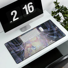 Load image into Gallery viewer, Beautiful Anime Girl Blue Hair Mouse Pad (Desk Mat)
