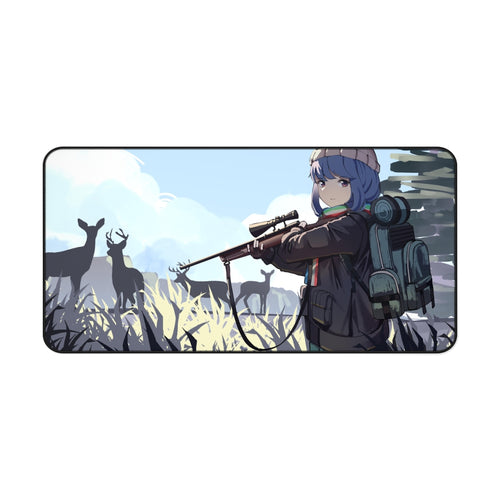 Laid-Back Camp by Mouse Pad (Desk Mat)