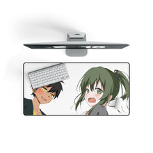 Load image into Gallery viewer, My Senpai is Annoying Mouse Pad (Desk Mat) On Desk
