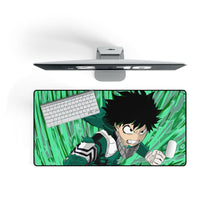 Load image into Gallery viewer, My Hero Academia Izuku Midoriya Mouse Pad (Desk Mat) On Desk
