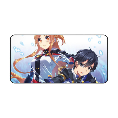 Sword Art Online Kazuto Kirigaya, Asuna Yuuki Mouse Pad (Desk Mat)