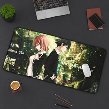 Load image into Gallery viewer, My Teen Romantic Comedy SNAFU Hachiman Hikigaya, Yui Yuigahama Mouse Pad (Desk Mat) On Desk
