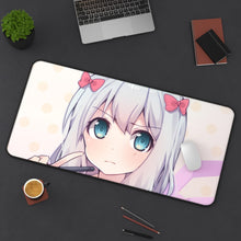 Load image into Gallery viewer, EroManga-Sensei Mouse Pad (Desk Mat) On Desk
