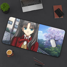 Load image into Gallery viewer, Tohsaka Rin Mouse Pad (Desk Mat) On Desk
