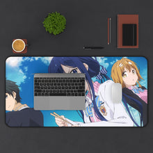 Load image into Gallery viewer, Masamune-kun&#39;s Revenge Aki Adagaki, Masamune Makabe, Yoshino Koiwai Mouse Pad (Desk Mat) With Laptop
