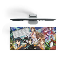 Load image into Gallery viewer, Sword Art Online Asuna Yuuki, Suguha Kirigaya Mouse Pad (Desk Mat) On Desk
