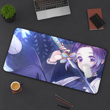 Load image into Gallery viewer, Shinobu Kochou Mouse Pad (Desk Mat) On Desk
