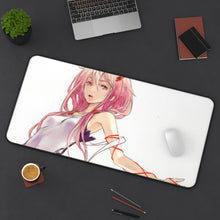 Load image into Gallery viewer, Guilty Crown Inori Yuzuriha Mouse Pad (Desk Mat) On Desk
