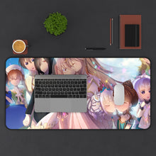 Load image into Gallery viewer, Miss Kobayashi&#39;s Dragon Maid Kanna Kamui, Elma, Fafnir, Kobayashi, Kobayashi San Chi No Maid Dragon Mouse Pad (Desk Mat) With Laptop
