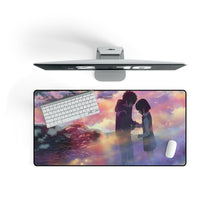 Load image into Gallery viewer, Taki and Mitsuha (Your Name) Mouse Pad (Desk Mat) On Desk
