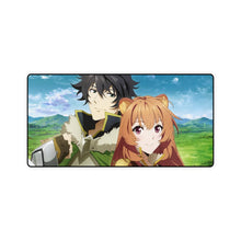 Load image into Gallery viewer, Naofumi and raphtalia Mouse Pad (Desk Mat)
