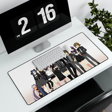 Load image into Gallery viewer, Mirai Nikki Yuno Gasai, Yukiteru Amano, Aru Akise, Muru Muru, Tsubaki Kasugano Mouse Pad (Desk Mat) With Laptop
