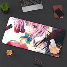 Load image into Gallery viewer, Momo vs Nemesis Mouse Pad (Desk Mat) On Desk
