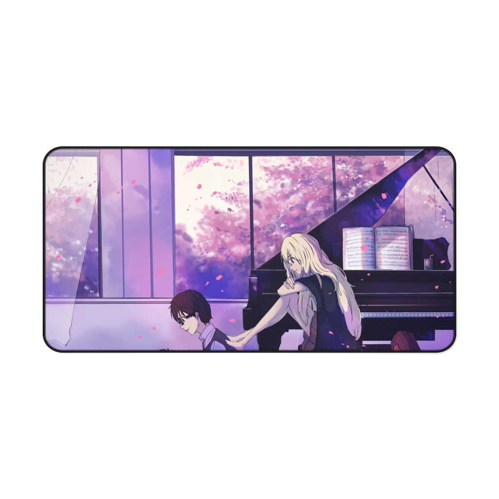 Kousei Arima and Kaori Miyazono Mouse Pad (Desk Mat)