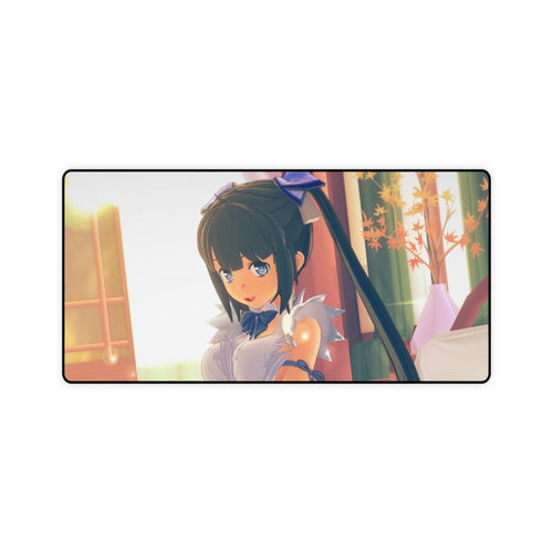 Is It Wrong to Try to Pick Up Girls in a Dungeon? Hestia Mouse Pad (Desk Mat)