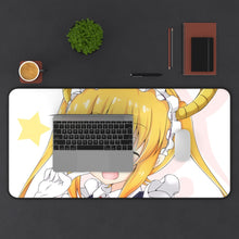 Load image into Gallery viewer, Miss Kobayashi&#39;s Dragon Maid Kobayashi San Chi No Maid Dragon, Tohru Mouse Pad (Desk Mat) With Laptop
