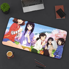 Load image into Gallery viewer, Sound! Euphonium Kumiko Oumae, Reina Kousaka, Asuka Tanaka Mouse Pad (Desk Mat) On Desk
