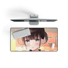 Load image into Gallery viewer, Anime Girl Mouse Pad (Desk Mat) On Desk
