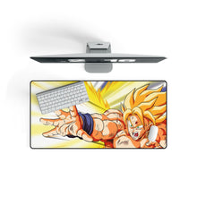 Load image into Gallery viewer, Goku Super Saiyan first time Mouse Pad (Desk Mat) On Desk
