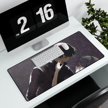 Load image into Gallery viewer, Darker Than Black Hei, Yin Mouse Pad (Desk Mat) With Laptop
